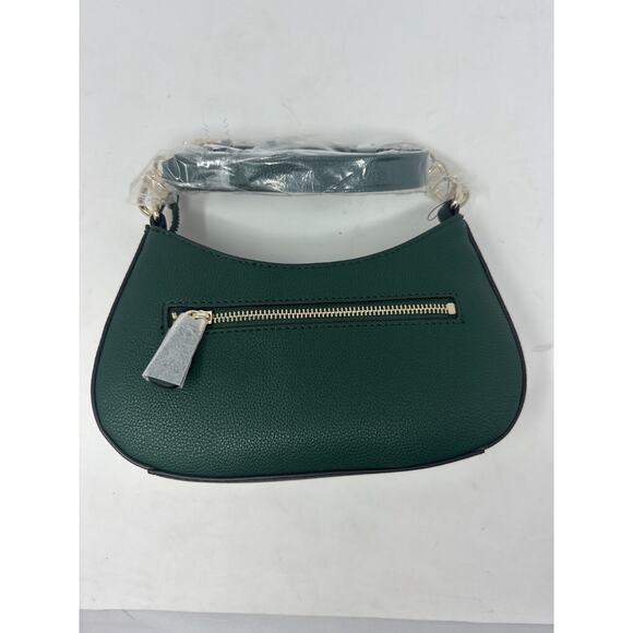 GUESS Glimmer Small Top Zip Shoulder Bag - Forest Green - Picture 2 of 3